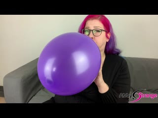 Looner Fetisch! Luftballons aufblasen bis sie platzen