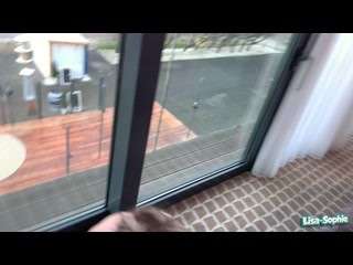 Riskanter Fenster Fick - wir treiben es während uns jeder sehen kann !