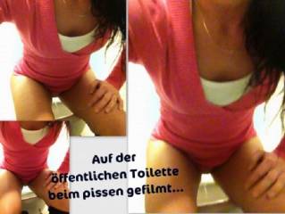 Auf der öffentlchen Toilette