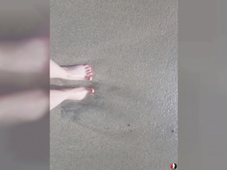 feet sand and sea
