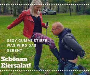 Ballbusting in freier Wildbahn