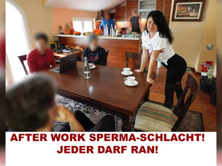 AFTER WORK SPERMA-SCHLACHT. JEDER DARF RAN!
