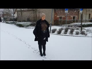 Die neuen Hupen das erste mal im Schnee