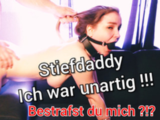 Ohhh Stiefdaddy ich war UNARTIG !!! Bestrafst du mich ?!?