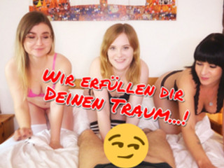 Dein Geilster Traum wird Wahr 3 gegen 1 Pov Cumshot