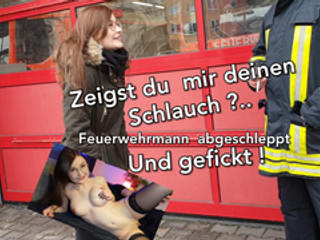 Zeigst du mir deinen Schlauch ? Feuerwehrmann Gefickt !!!