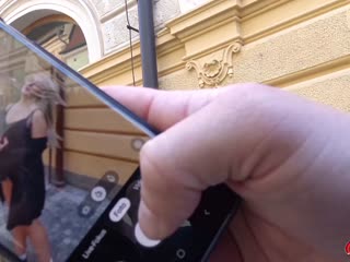 Studentin bei Strassen Casting für Geld gefickt Teil 1