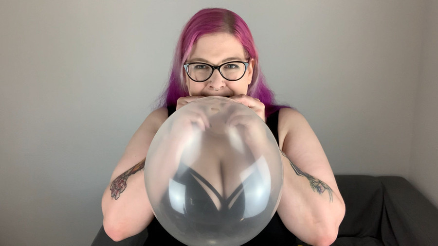 Kristallklare Ballons Blow to pop