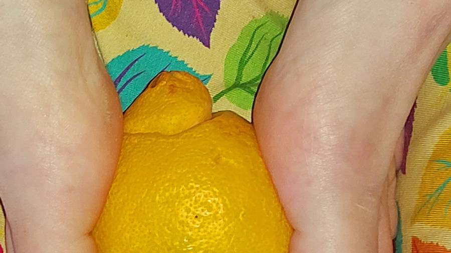 Feet and fruit