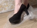 High heels against...