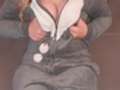 VirginPauline in her bunny outfit, with the ears