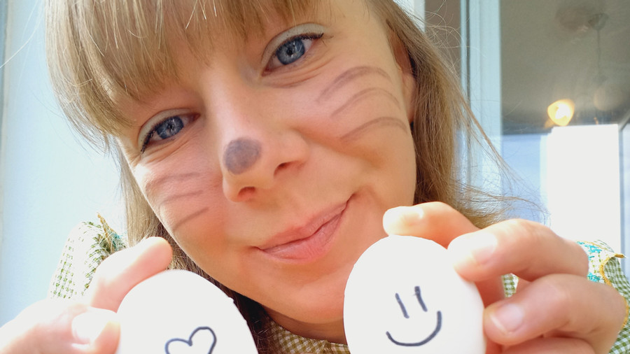 Frohe Ostern vom Osterhäschen