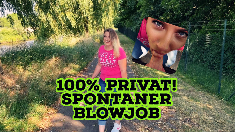 100% Privat! Spontaner Blowjob