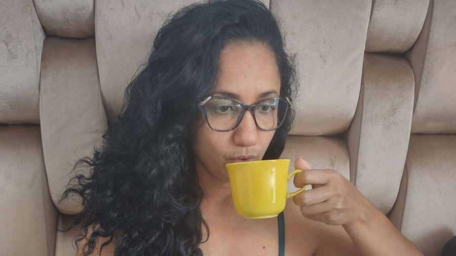 Ich trinke meinen Lieblingskaffee