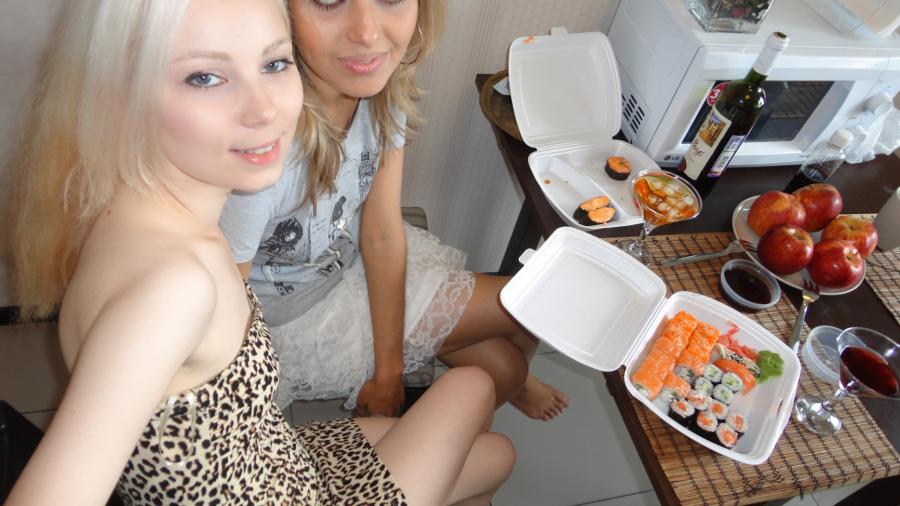 Sushi mit BlondesFlittchen