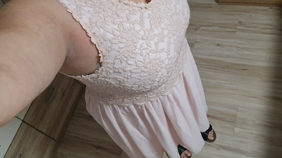 In summer dress