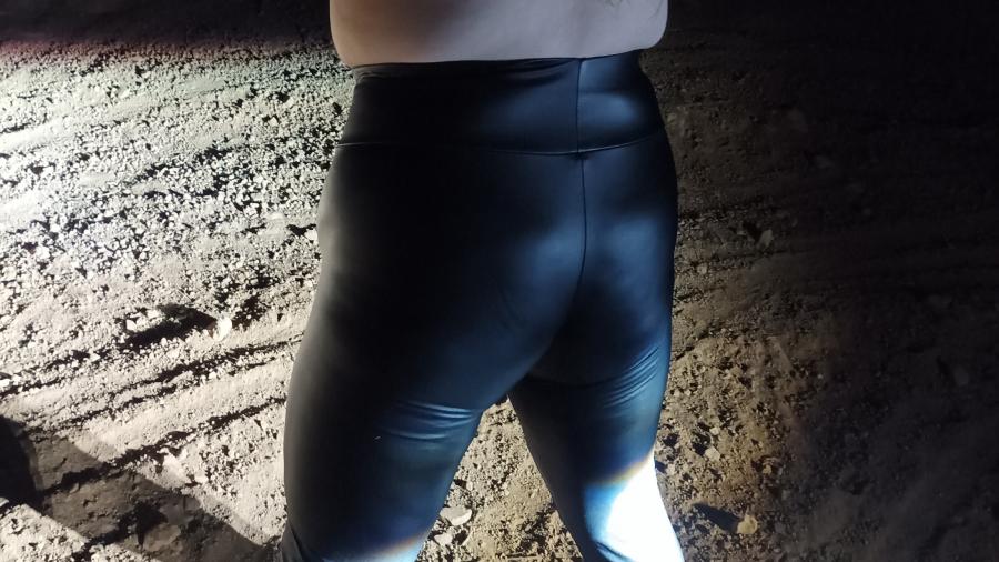 Ass in wetlook