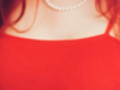 Mädchen in rot