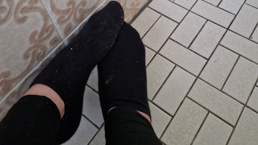 Meine Füße in Socken