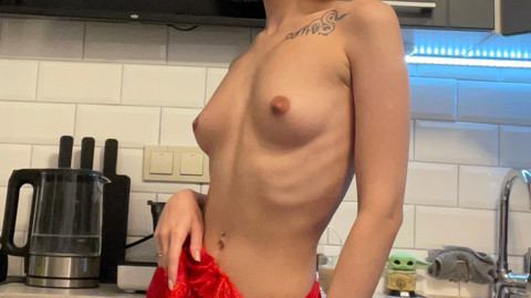 Kochen in heissen Dessous