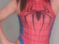 Sexy in Spidermann Kostüm