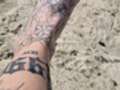 Tattoowierte Füße