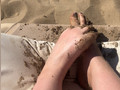 Füßchen am Strand ...