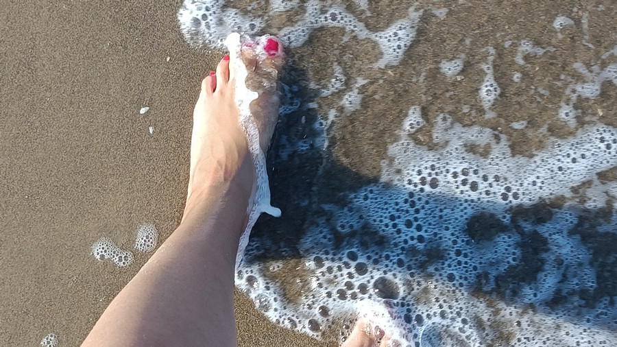 Füsse Strand