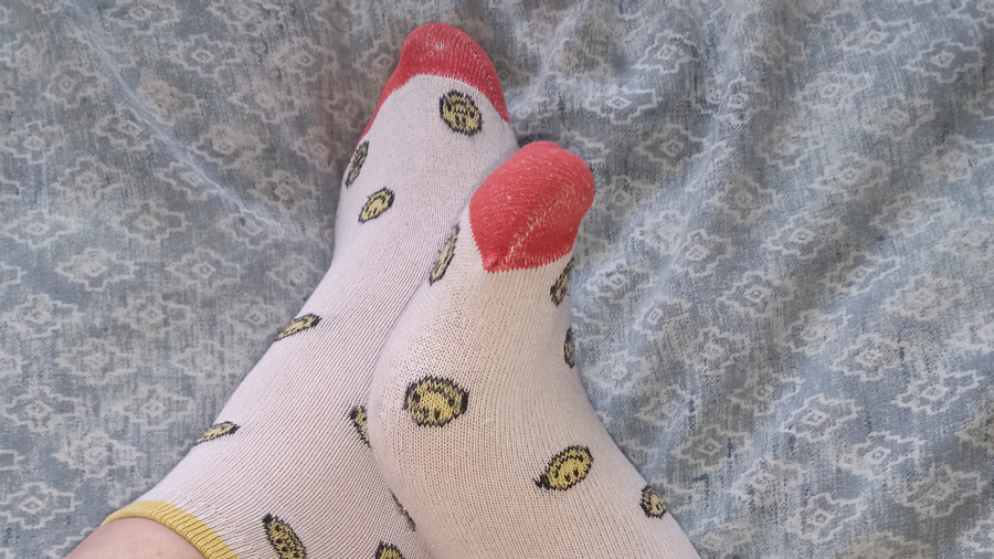 Füsse in Socken