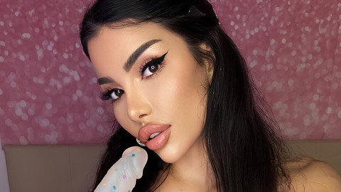 Sexy Fotos mit Dildo