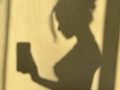 Nackte junge Frau