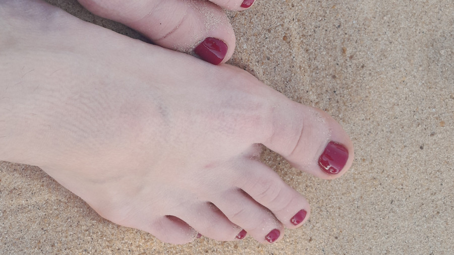 Füße im Sand