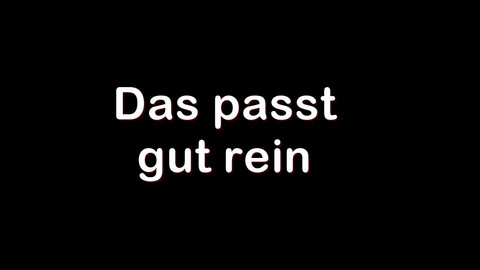 Das passt gut rein