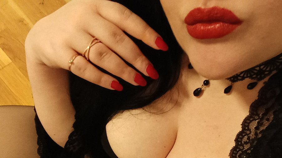 Heiße schwarze Dessous BBW