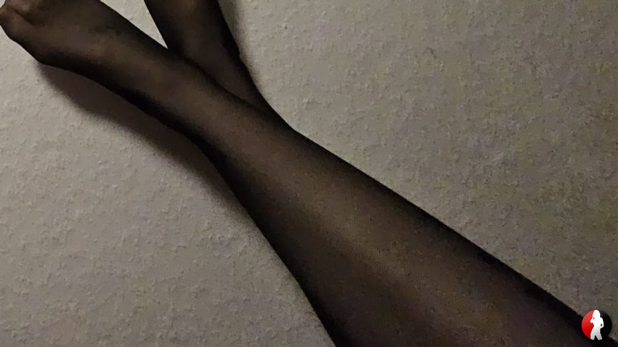 Füße in Nylons