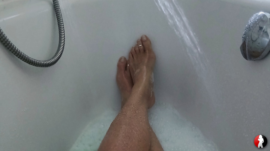 Küsschen auf meine kleinen Füße