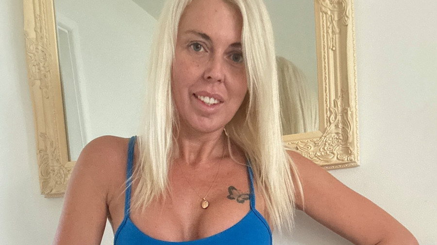 Mein blaues enges Kleid