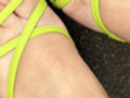Füße mit High Heel...