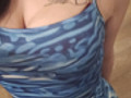 Blaues Kleid