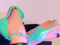 My turquoise heels...