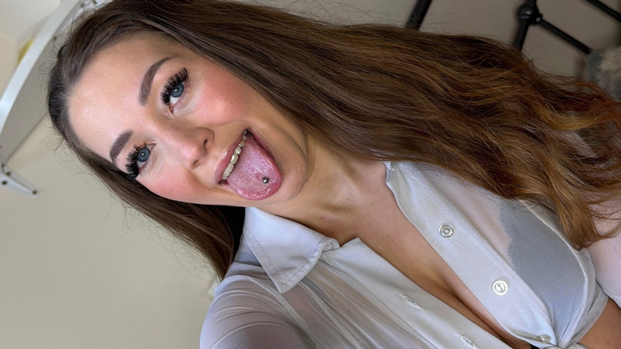 Zungenpiercing..