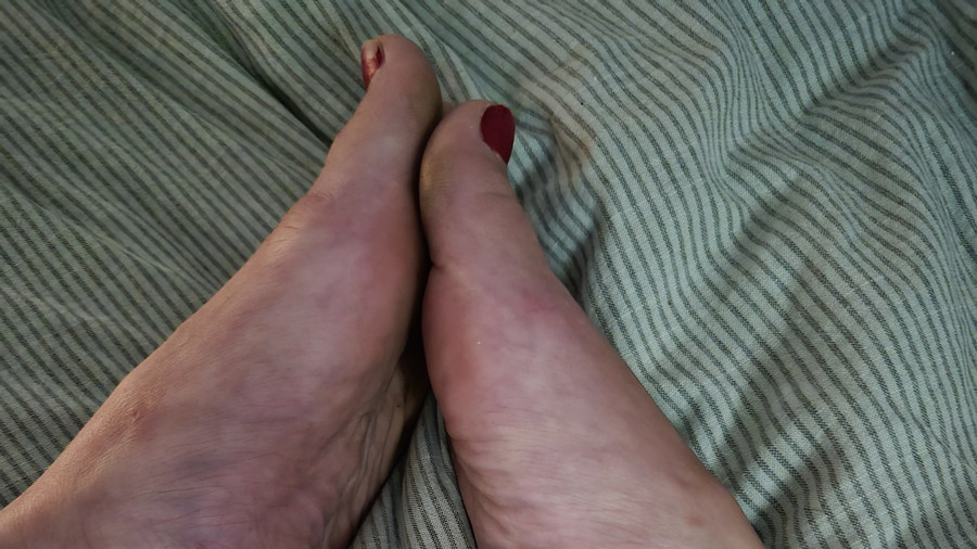 Füsse im Bett