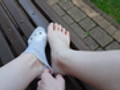 Socken ausziehen u...