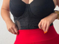 Rote Leggins