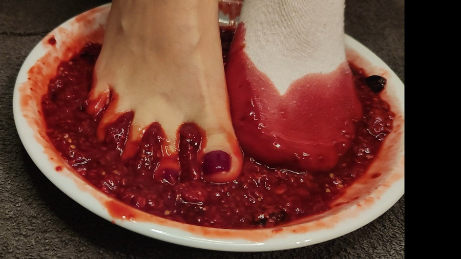 Socken-Crush Fotogalerie: Weiss wird zu rot!