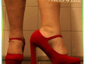Rote Plateausschuhe Rote Plateausschuhe