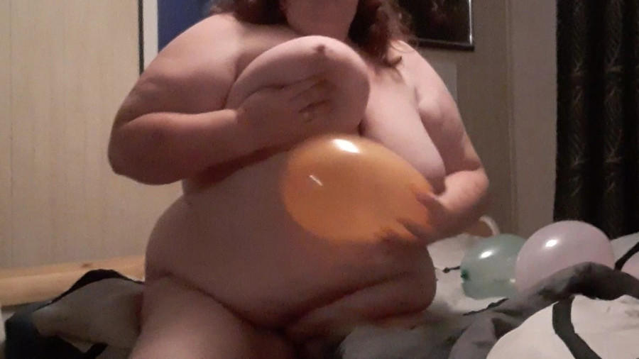Heute mit Luftballons gespielt