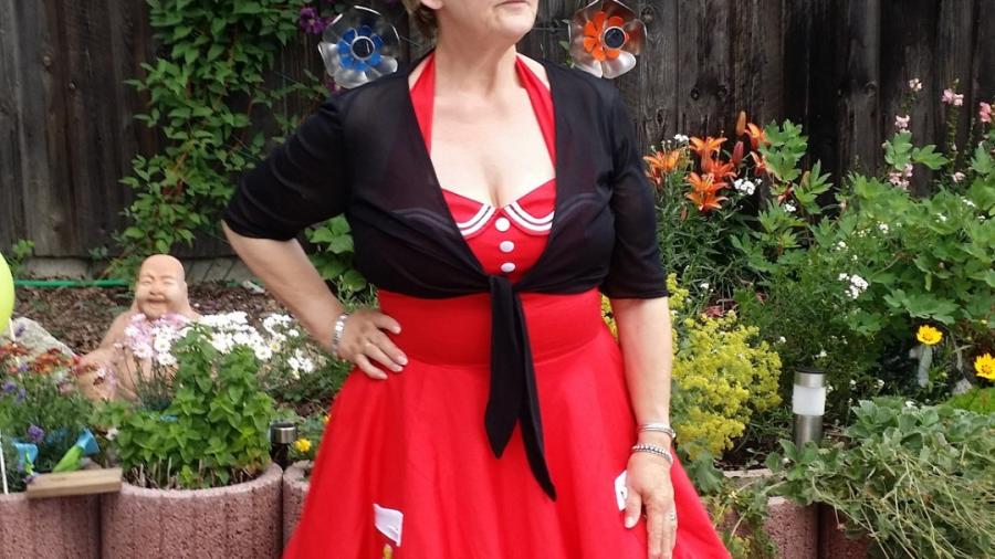 RockaBilly-Kleid der 50er Jahre