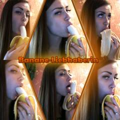Banane-Liebhaberin