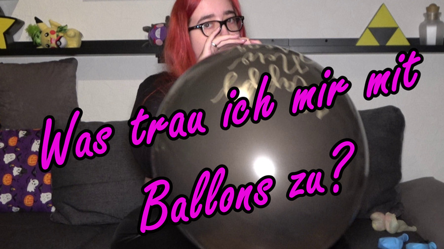 Ich wurde gebeten in diese Richtung ein Video zu machen, was ich mir alles mit Ballons zutrauen würde ♥